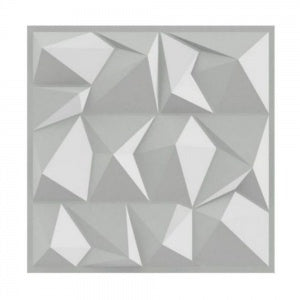 KIT 12 PLACAS PAREDE 3D 50x50 cm PVC 1mm de espessura