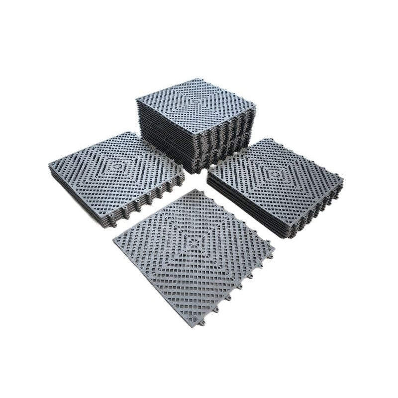 kit 12 tapete modular 30x30 superfície antiderrapante para Box banheiro chuveiro vestiário
