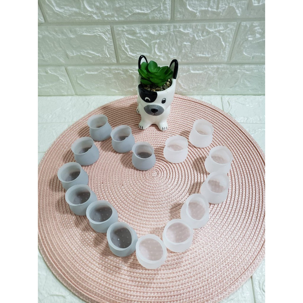 KIT 8 PEÇAS Protetor Silicone Pés Mesa Cadeira Proteger o piso