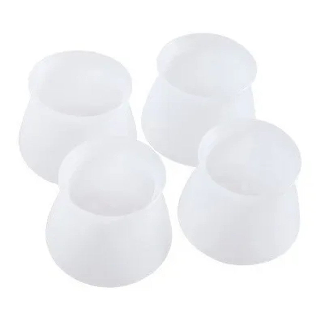 KIT 8 PEÇAS Protetor Silicone Pés Mesa Cadeira Proteger o piso