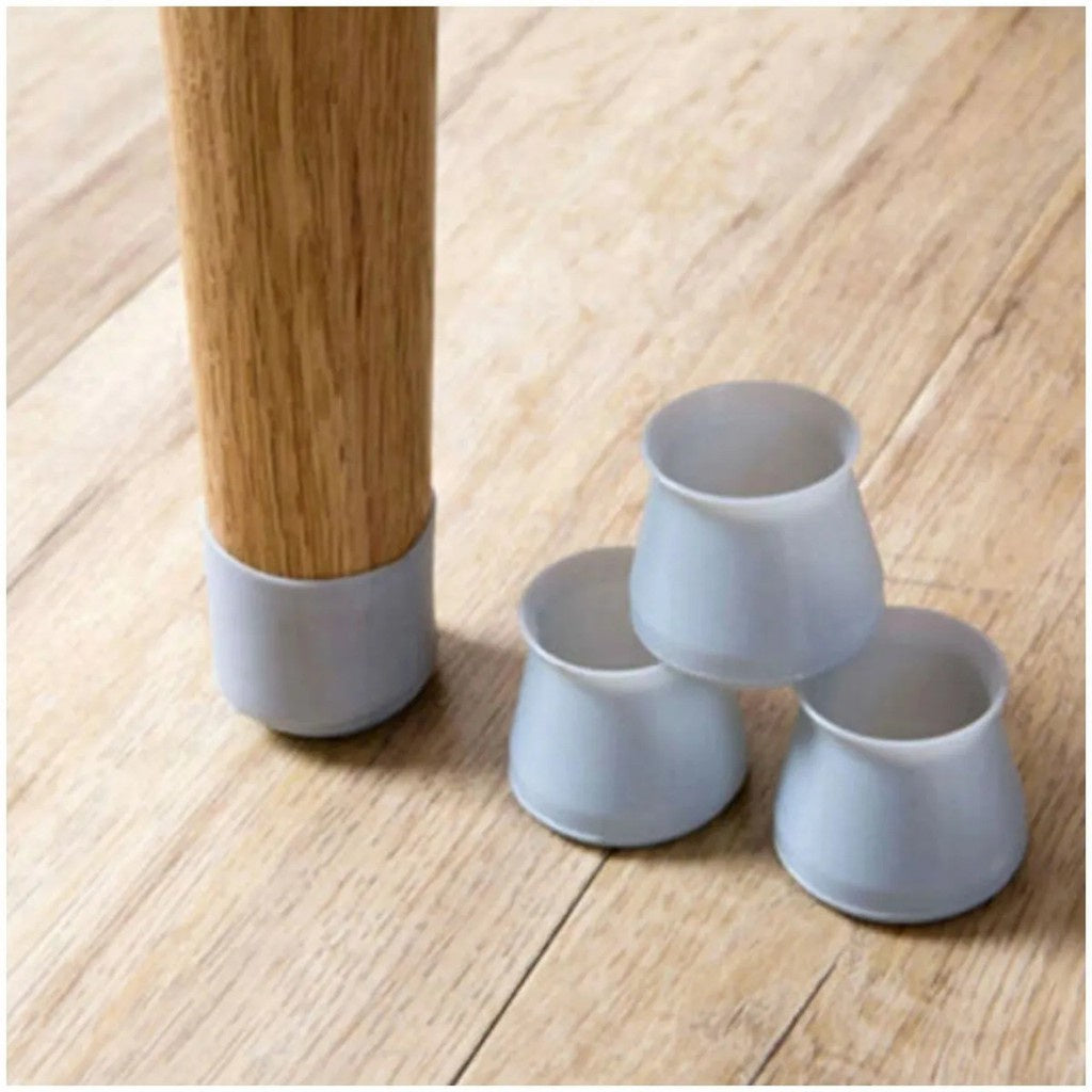 KIT 8 PEÇAS Protetor Silicone Pés Mesa Cadeira Proteger o piso