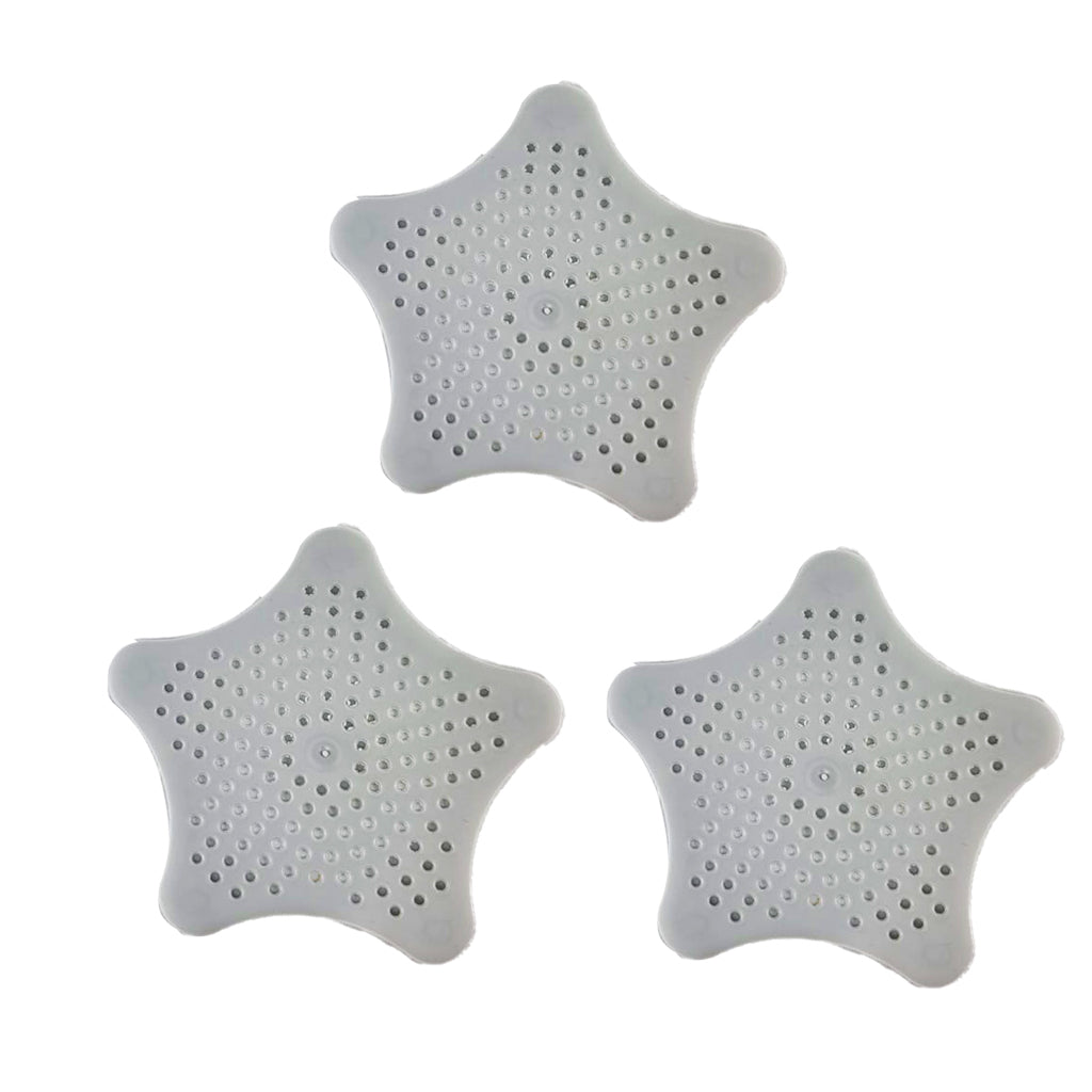 KIT 2 UNIDADES Tampa Silicone Ralo Pia Cozinha Banheiro Estrela
