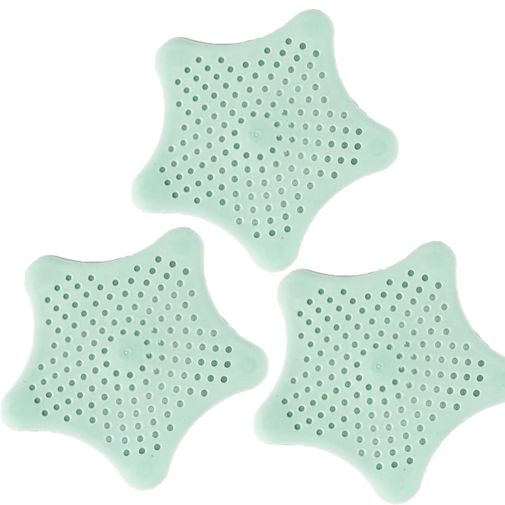 KIT 2 UNIDADES Tampa Silicone Ralo Pia Cozinha Banheiro Estrela
