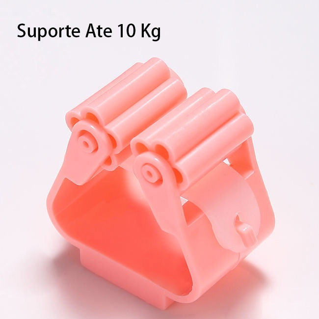 KIT 6und Suportes de parede para Vassouras e Rodo de Cozinha Banheiro - Cor Aleatória