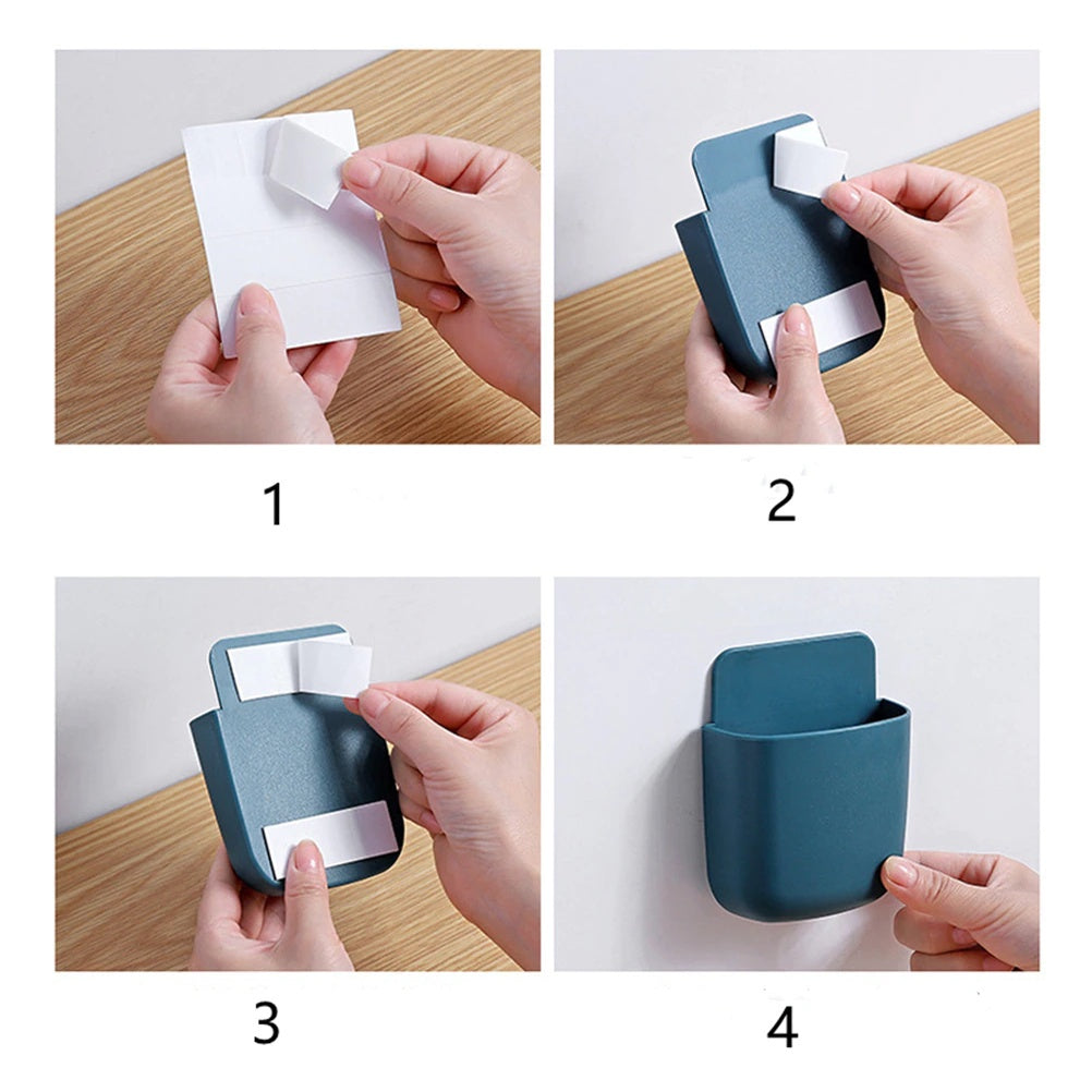 Kit 5 Suporte Multiuso de Parede Adesivo - Cor VARIADO