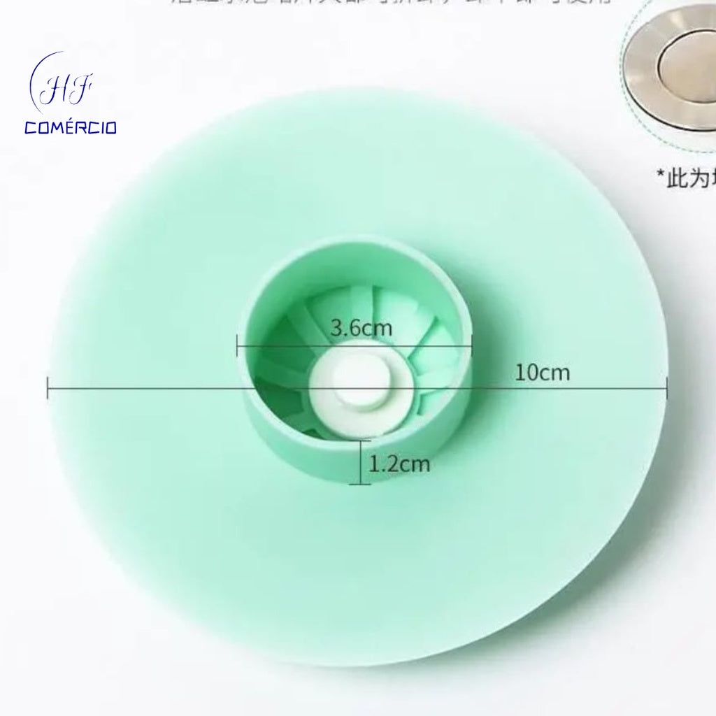 Kit 5 Tampa De Ralo Pia Universal De Silicone Filtro Anti Resíduos Promocao - VARIADO