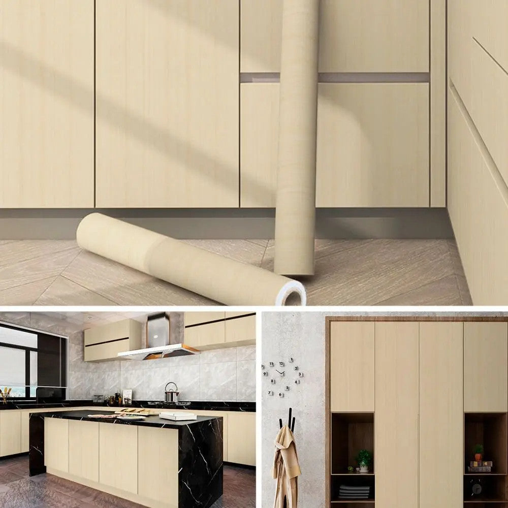 Papel Adesivo  - Amadeirado para Quarto e Móveis - 3m x 60cm