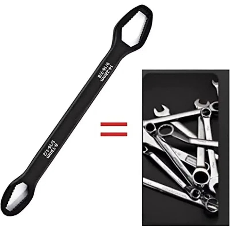 Chave De Boca Universal De 8mm A 24 mm Cabeça Dupla Chave de Ponta Dupla para Mangueira de Água