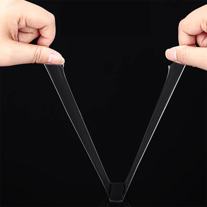 Fita Dupla Face de Silicone NanoGel - 3x200cm Adesivo Transparente Super Resistente para Parede e Móveis