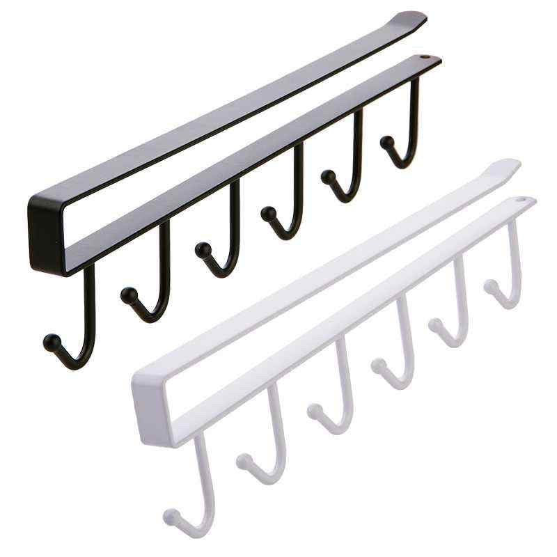KIT 3  Porta Xícara Suporte Organizador Armário Cozinha Suporte De Metal