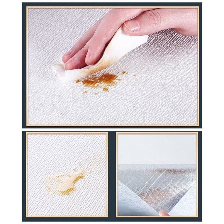 Painel Linho Espuma 3mx50cm Adesivo Grosso Autocolante Decoração Revestimento Acústico