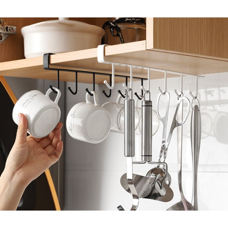 KIT 3  Porta Xícara Suporte Organizador Armário Cozinha Suporte De Metal
