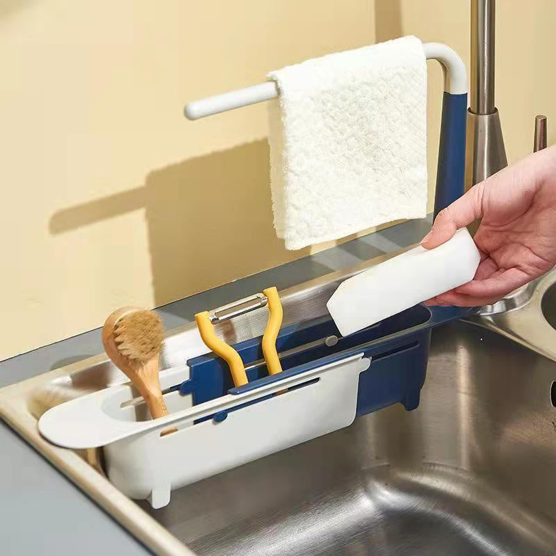 Suporte Para Pia Organizador Pano Cozinha AJUSTÁVEL