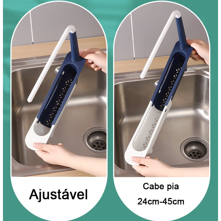 Suporte Para Pia Organizador Pano Cozinha AJUSTÁVEL