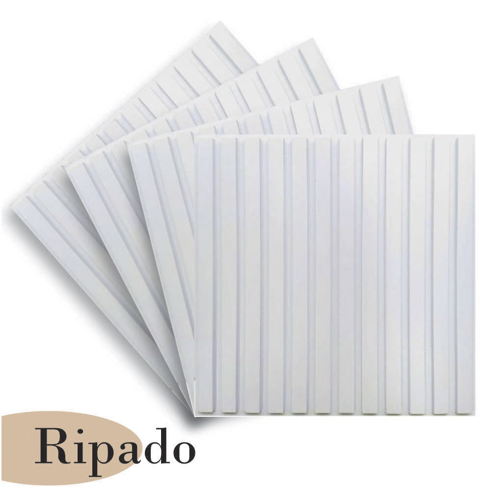KIT 12 PLACAS PAREDE 3D 50x50 cm PVC 1mm de espessura