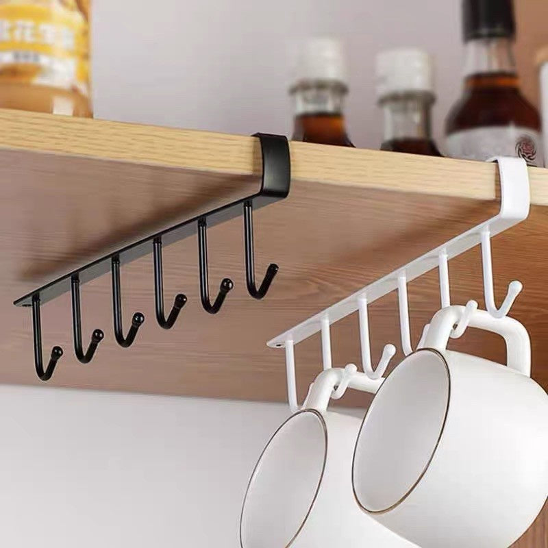 KIT 3  Porta Xícara Suporte Organizador Armário Cozinha Suporte De Metal