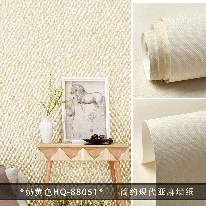 10 Rolos Papel de Parede Adesivo Textura Suave Linho 3M - 60cmx3m