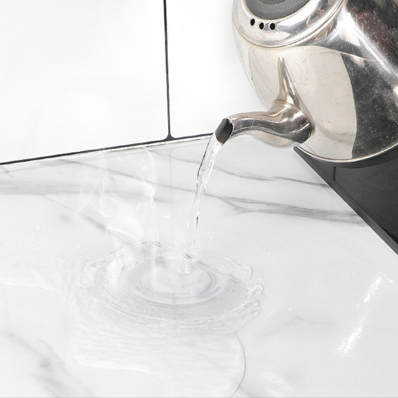 Papel Adesivos para cozinha Brilhante Lavável Resistente a Agua/Óleo material lavável 3M*60CM