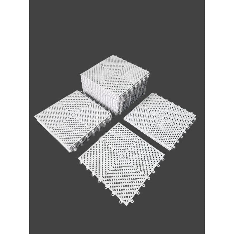 Kit 6 tapete modular 30x30 para Box banheiro vestiário canil lavanderia
